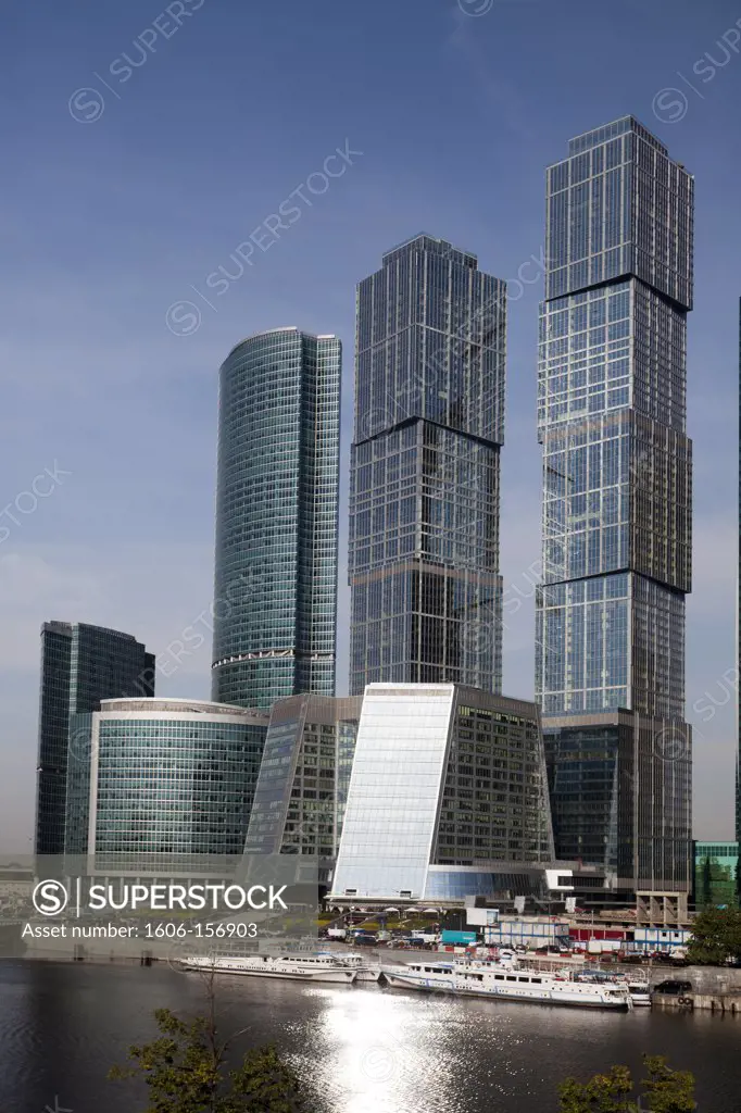 Rusia, Moscow City , New ""Moscow City"" Skyline