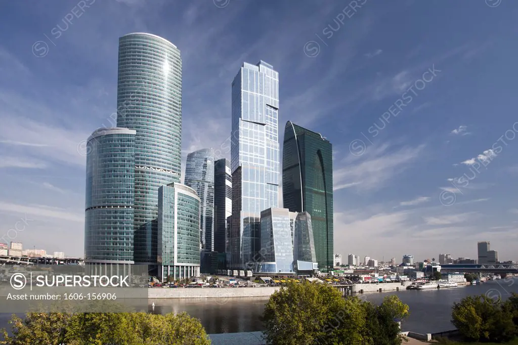 Rusia, Moscow City , New ""Moscow City"" Skyline