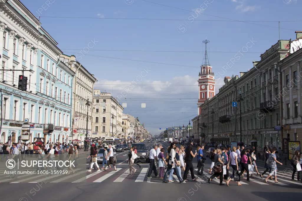 Rusia , San Petersburg City, Nevsky Prospect Avenue.