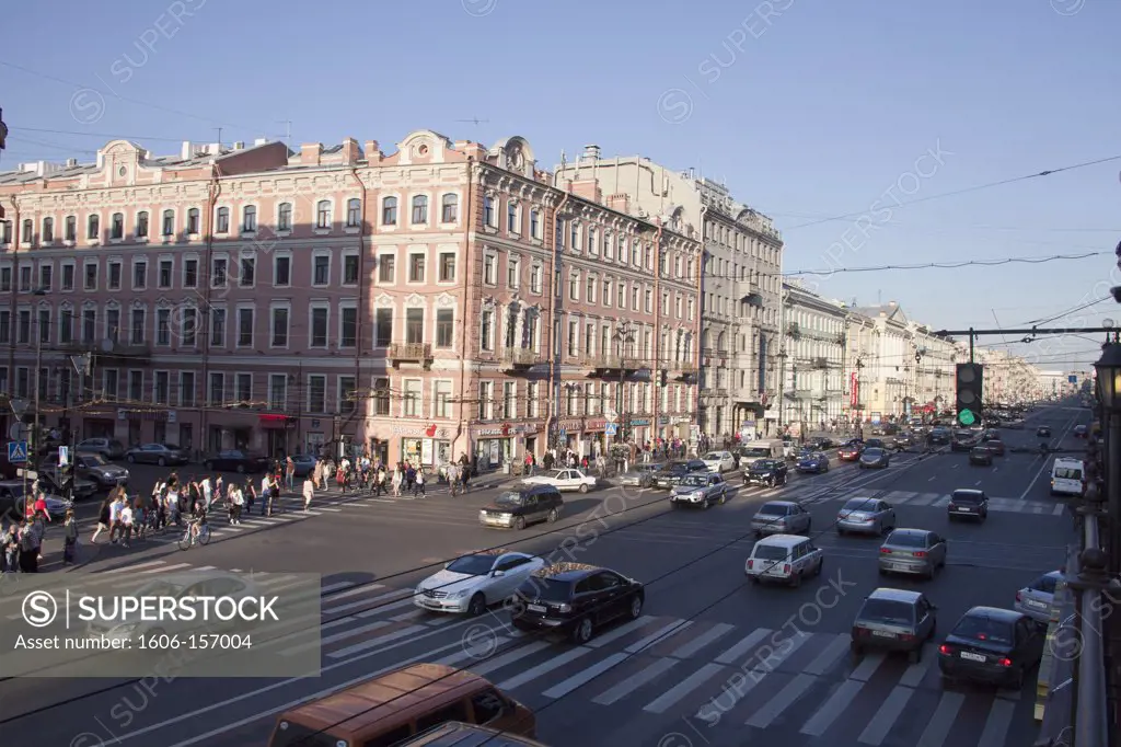 Rusia , San Petersburg City, Nevsky Prospect Avenue.
