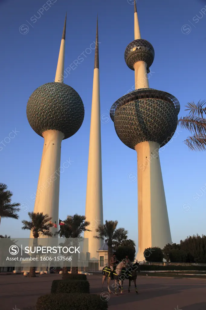 Kuwait, Kuwait City, Kuwait Towers,