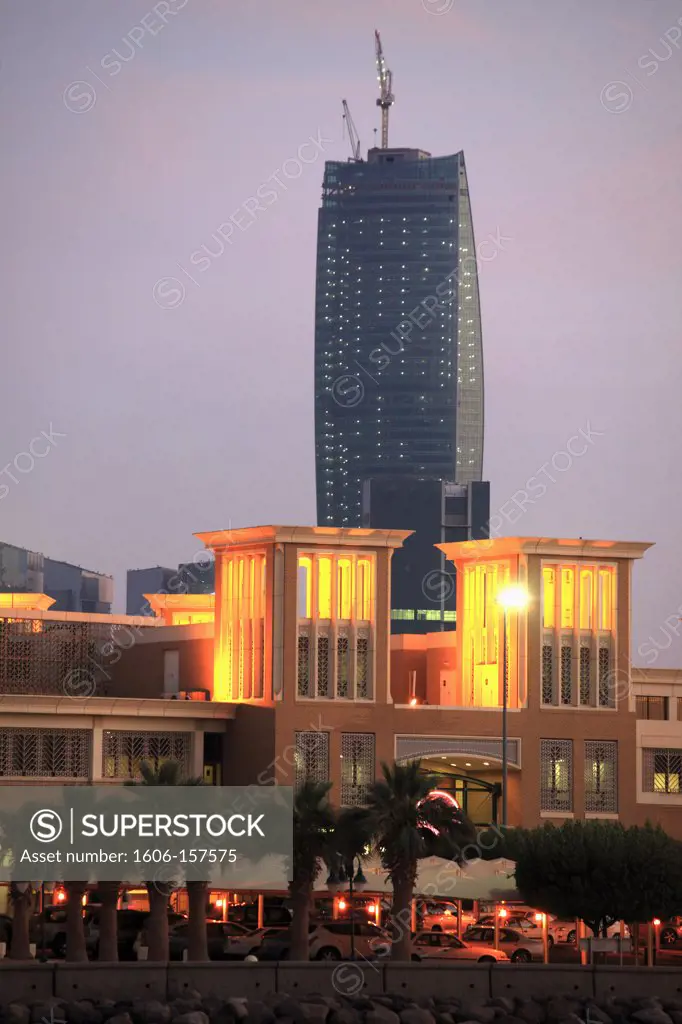 Kuwait, Kuwait City, Souk Sharq, skyscraper,