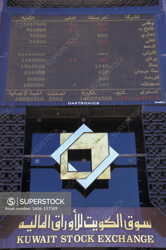 Kuwait, Kuwait City, Stock Exchange,