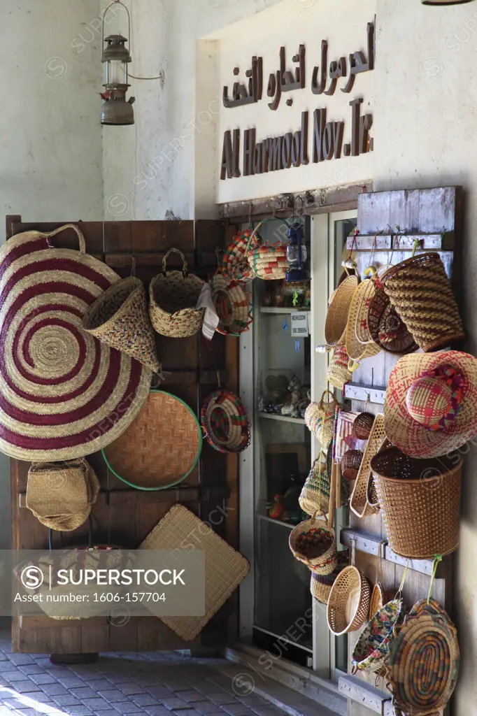 United Arab Emirates, Sharjah, Souq Al-Arsa, shop, handicrafts,