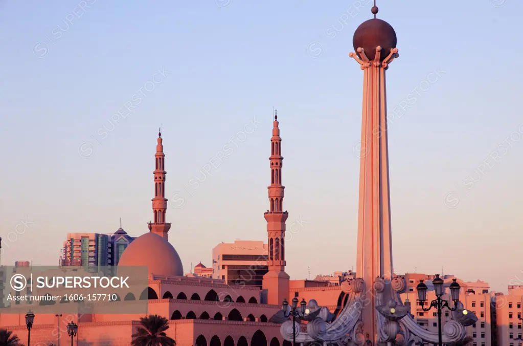 United Arab Emirates, Sharjah, King Faisal Mosque, Union Monument,