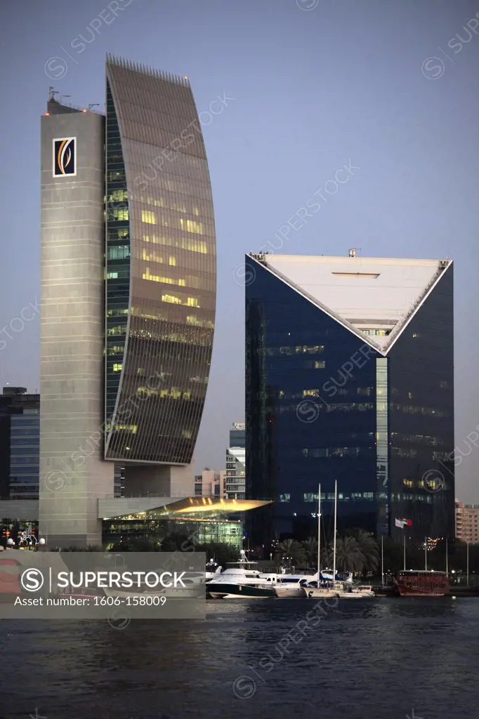 United Arab Emirates, Dubai, Creek, Deira, National Bank of Dubai,