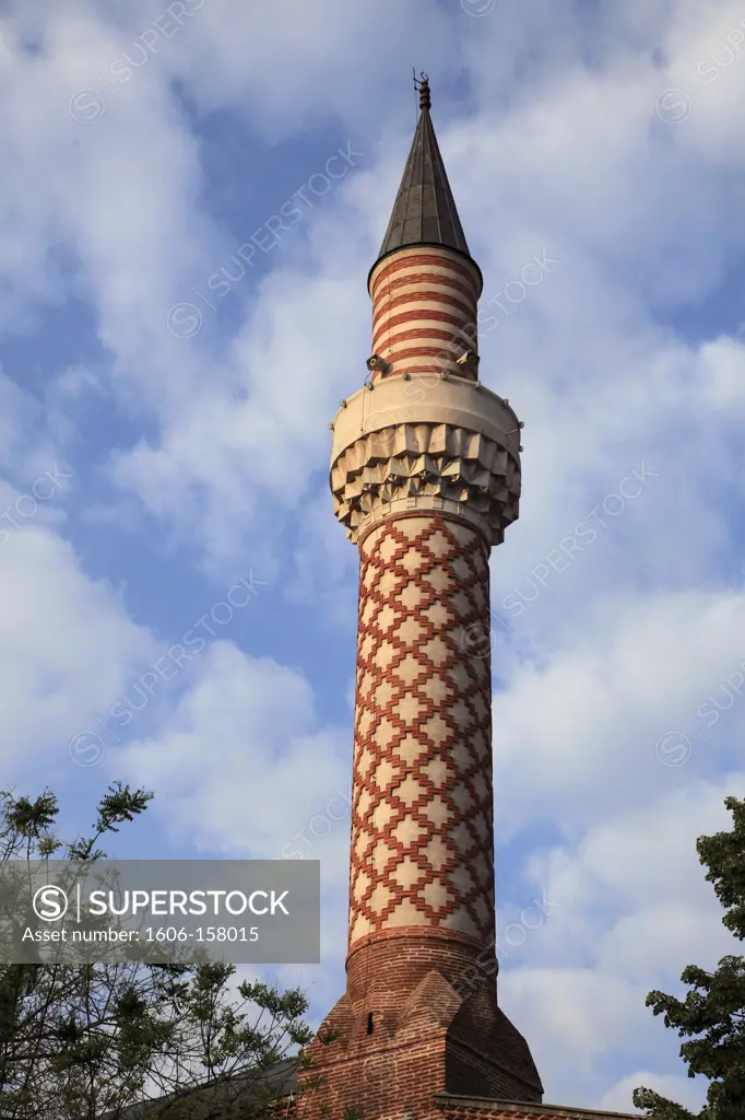 Bulgaria, Plovdiv, mosque, minaret,