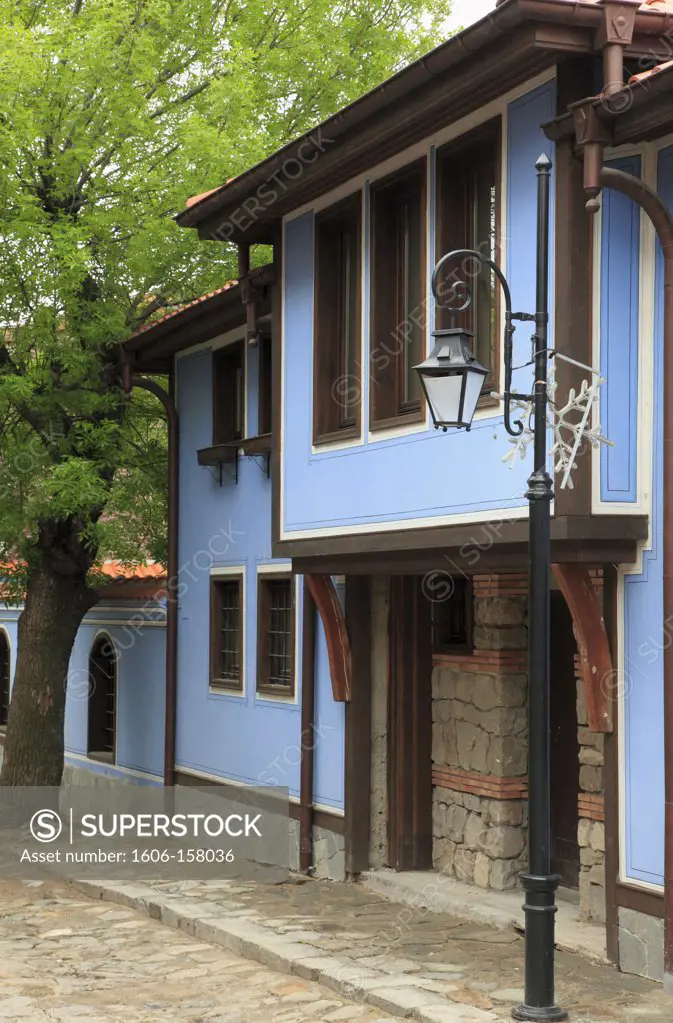 Bulgaria, Plovdiv, street scene, house,