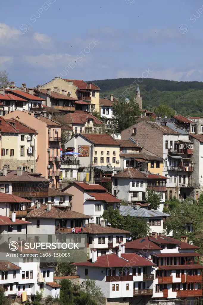 Bulgaria, Veliko Tarnovo, skyline, general view, houses,