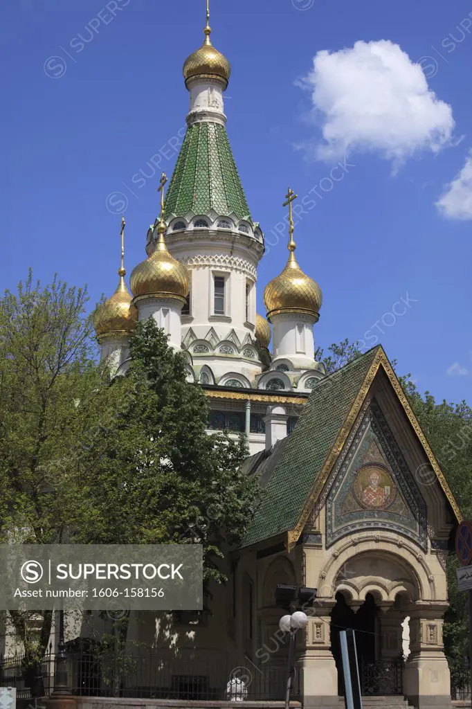 Bulgaria, Sofia, St Nikolai Russian Church,