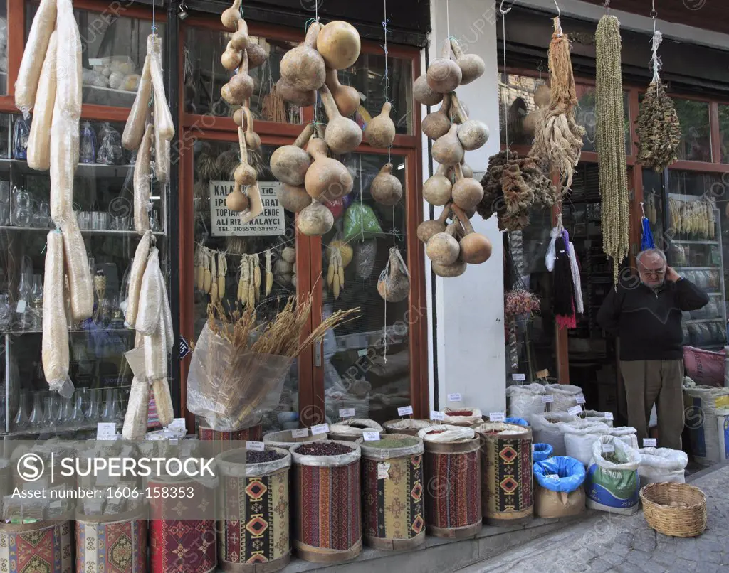 Turkey, Ankara, Ulus, street scene, shop,