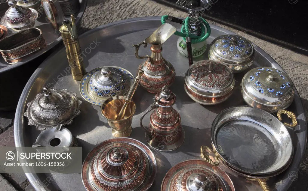 Turkey, Ankara, Ulus, handicraft, metalwork,
