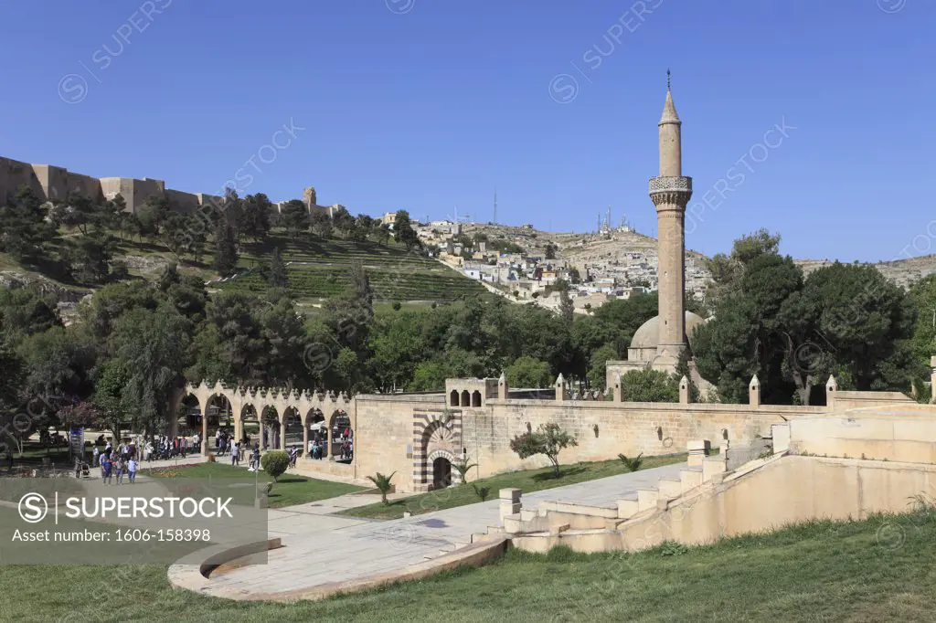 Turkey, Sanliurfa, Gölbasi, Rizvaniye Mosque, Citadel,