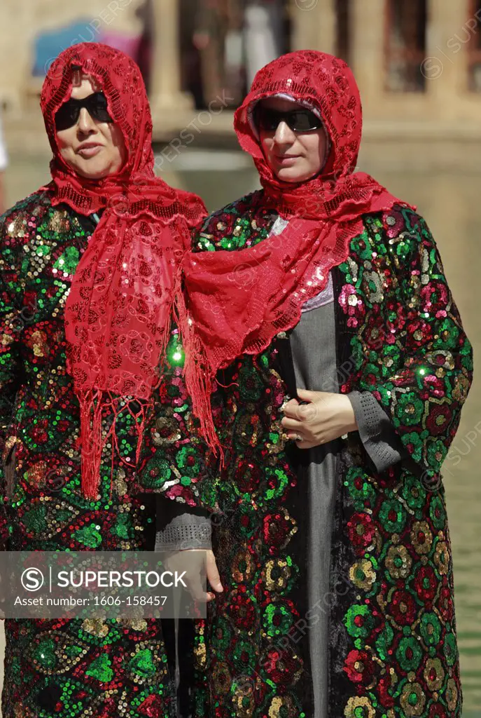 Turkey, Sanliurfa, two women,