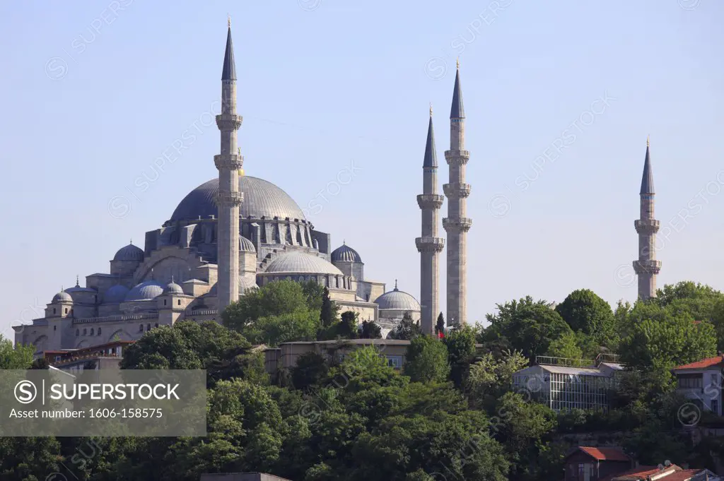 Turkey, Istanbul, Suleymaniye Mosque,