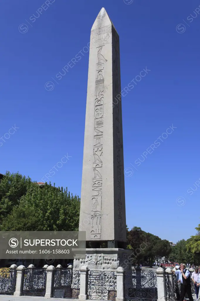 Turkey; Istanbul; Obelisk of Theodosius,