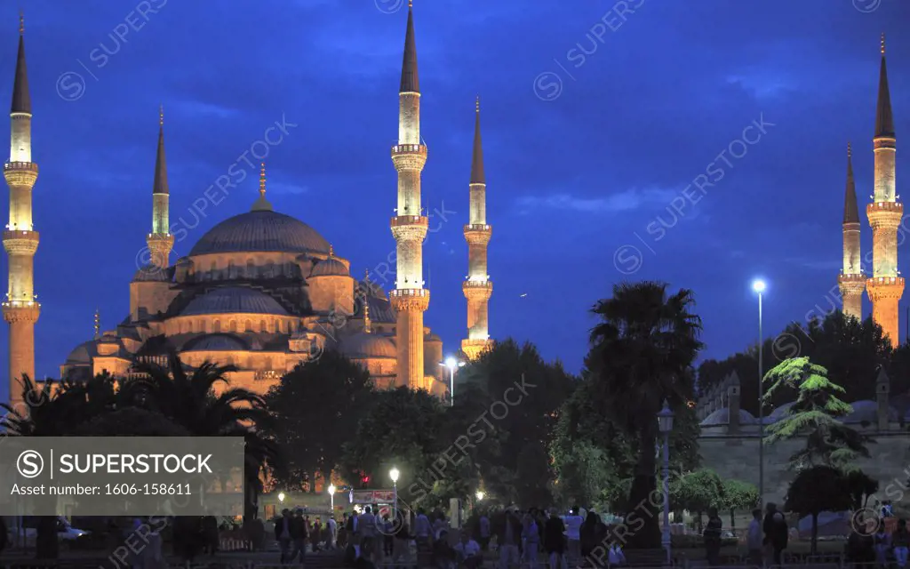 Turkey; Istanbul; Blue Mosque, Sultan Ahmet Camii;