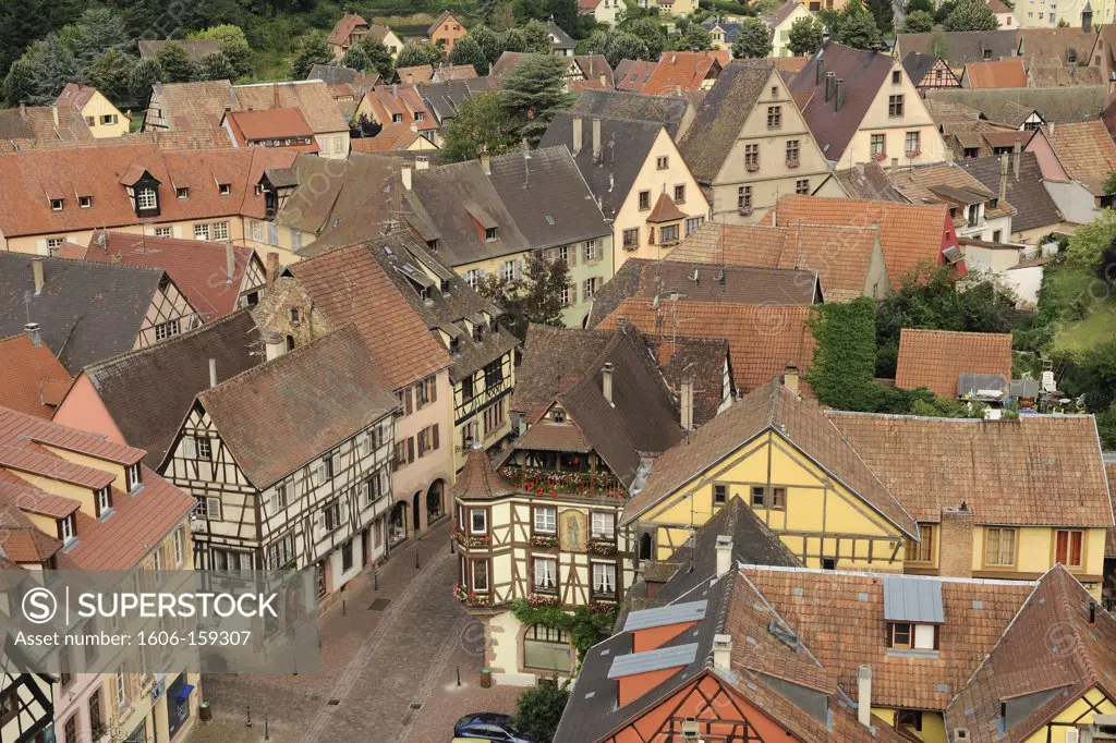 France, 68, Kaysersberg, Village in Alsace