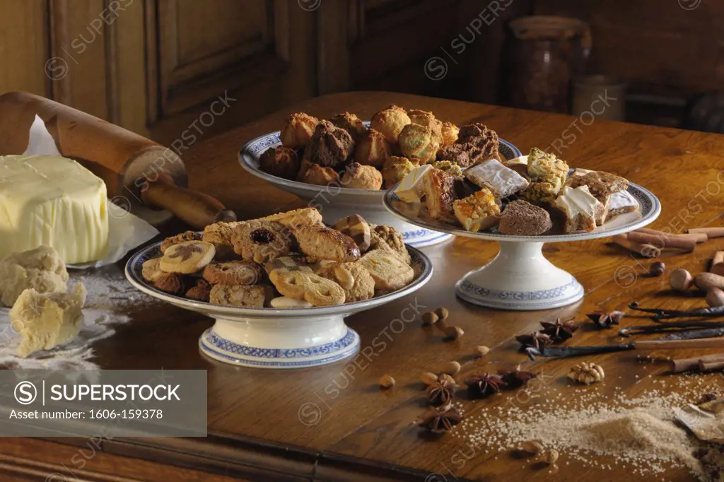France, 68, Alsatian biscuits or ""bredalas"" prepared or not