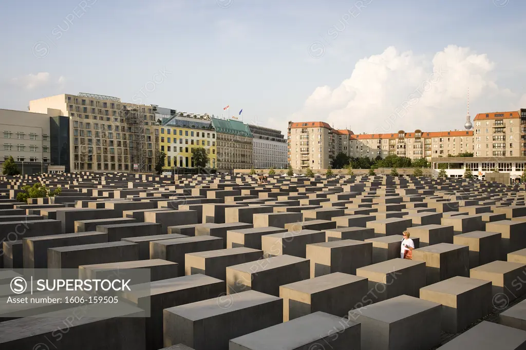 Germany , June 2009 Berlin City The HolocAust Memorial