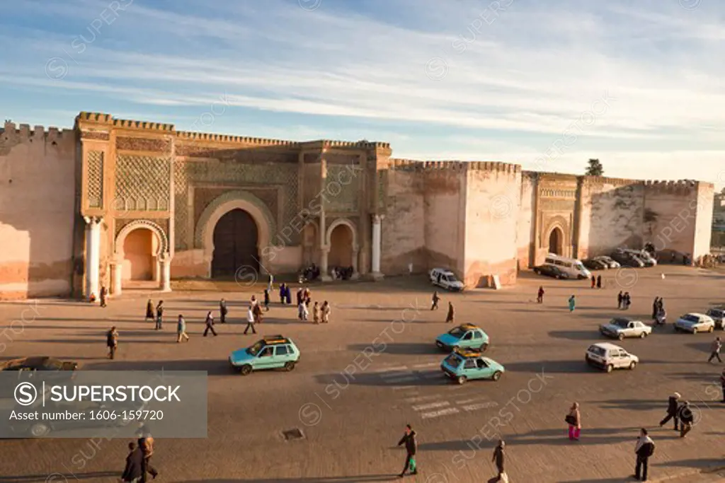 Morocco-Meknes City-Bab Al Mansour Gate (W.H.)