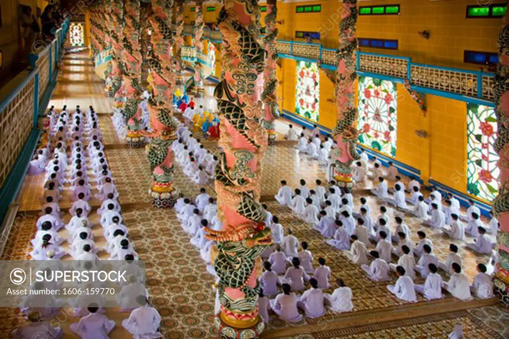 Vietnam-Nov. 2009 Near Saigon City Tay Ninh City Cao Dai Great temple