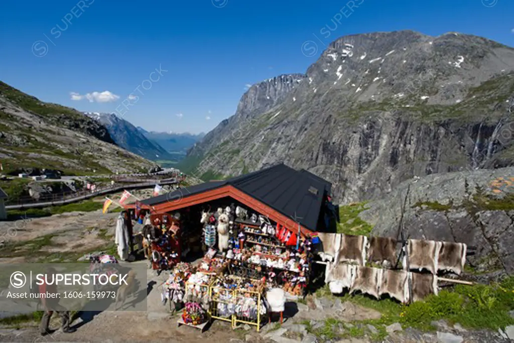Norway-June 2009 More Og Romsdal Province Trollstigen Tourist Shop