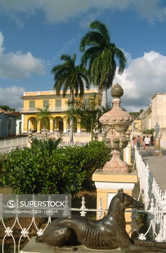 Cuba, Trinidad, Plaza Mayor, main square,