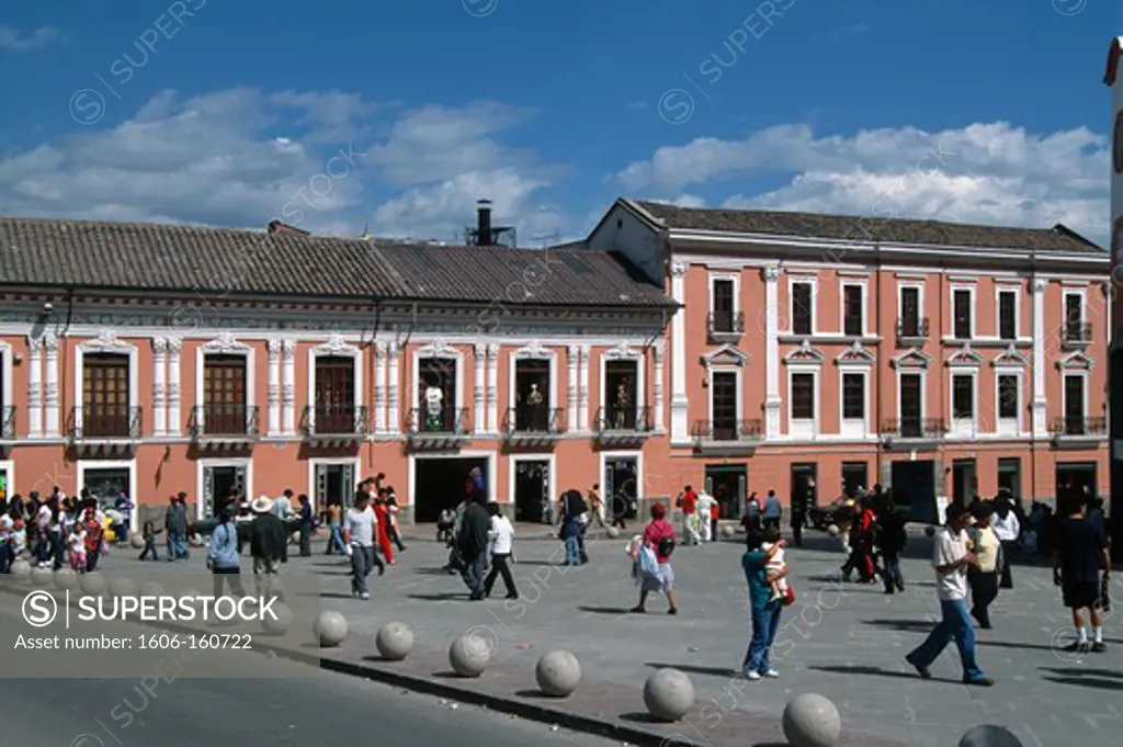 Ecuador, Quito, Plaza de la Merced,