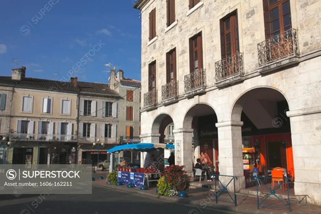 France, Aquitaine, Lot et Garonne (47), Nerac, city center