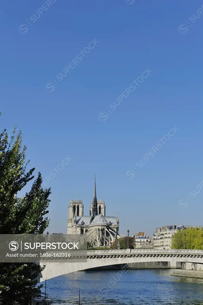 France, Ile-de-France, Capital, Paris, 4th, City center, Notre-Dame