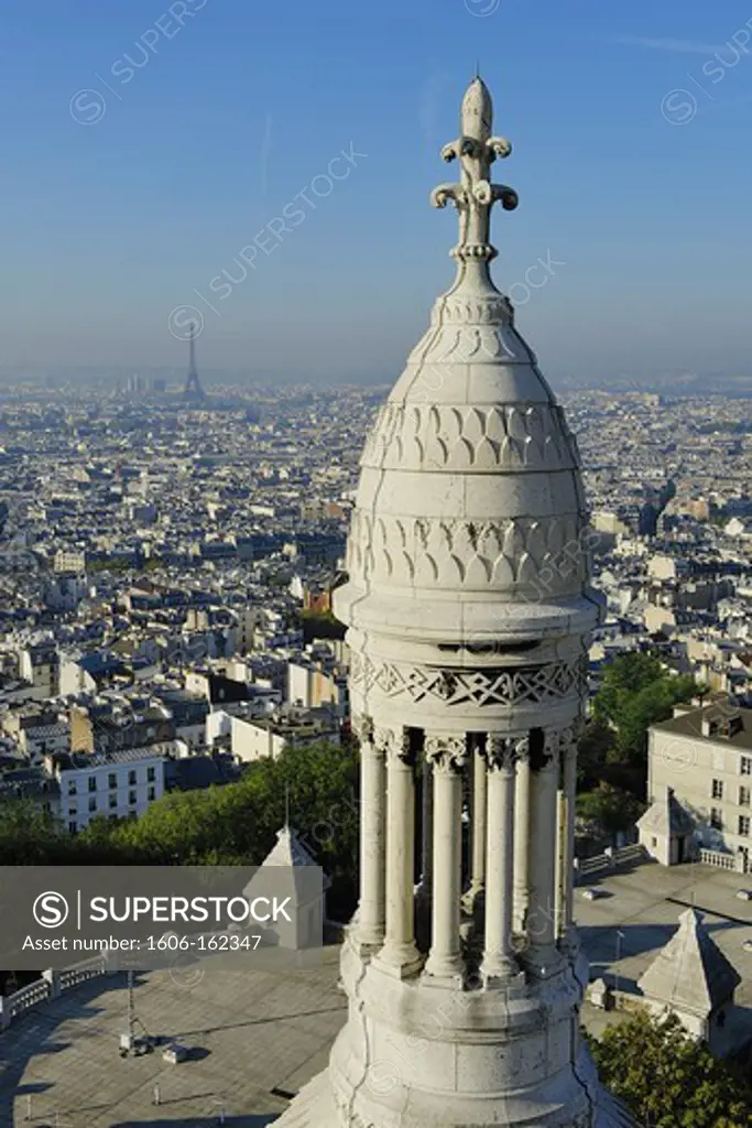 France, Ile-de-France, Capital, Paris, 18th, Earths up Montmartre, Sacré-C