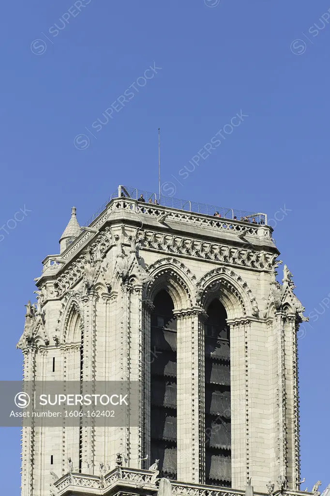 France, Ile-de-France, Capital, Paris, 4th, City center, Notre-Dame, Tour(Tower,Ballot)