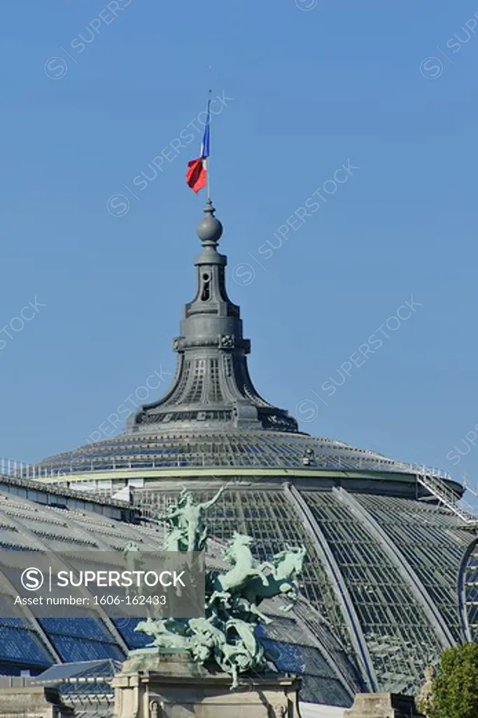France, Ile-de-France, Paris, 8th, City center, Grand Palais