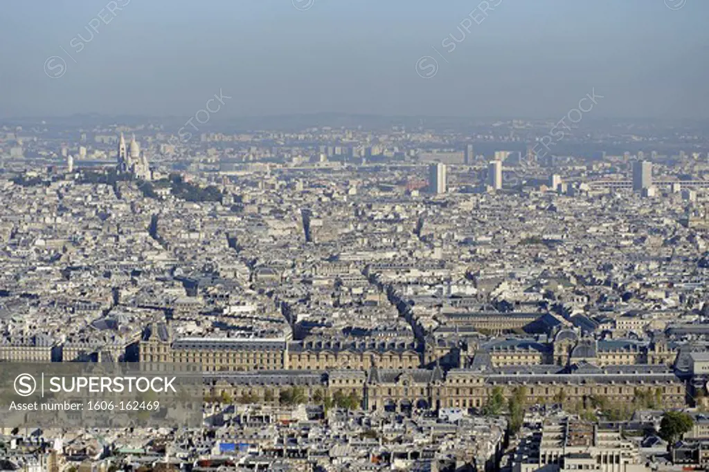 France, Ile-de-France, Capital, Paris, City center, plunging View(Sight), Musée du Louvre