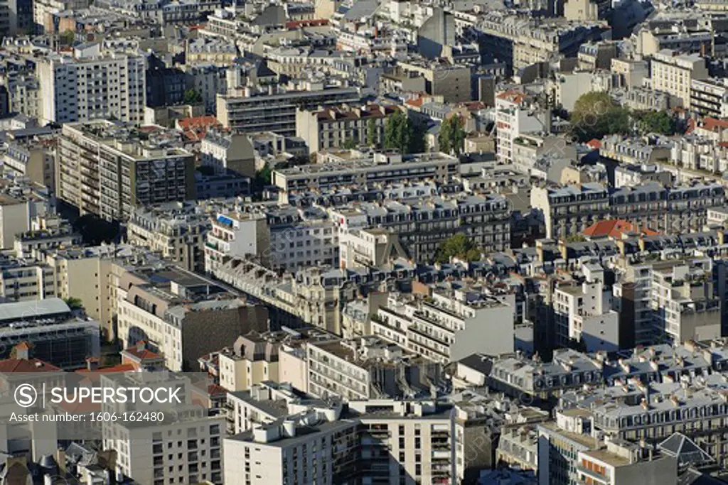 France, Ile-de-France, Capital, Paris, 15th, City center, plunging View(Sight)...