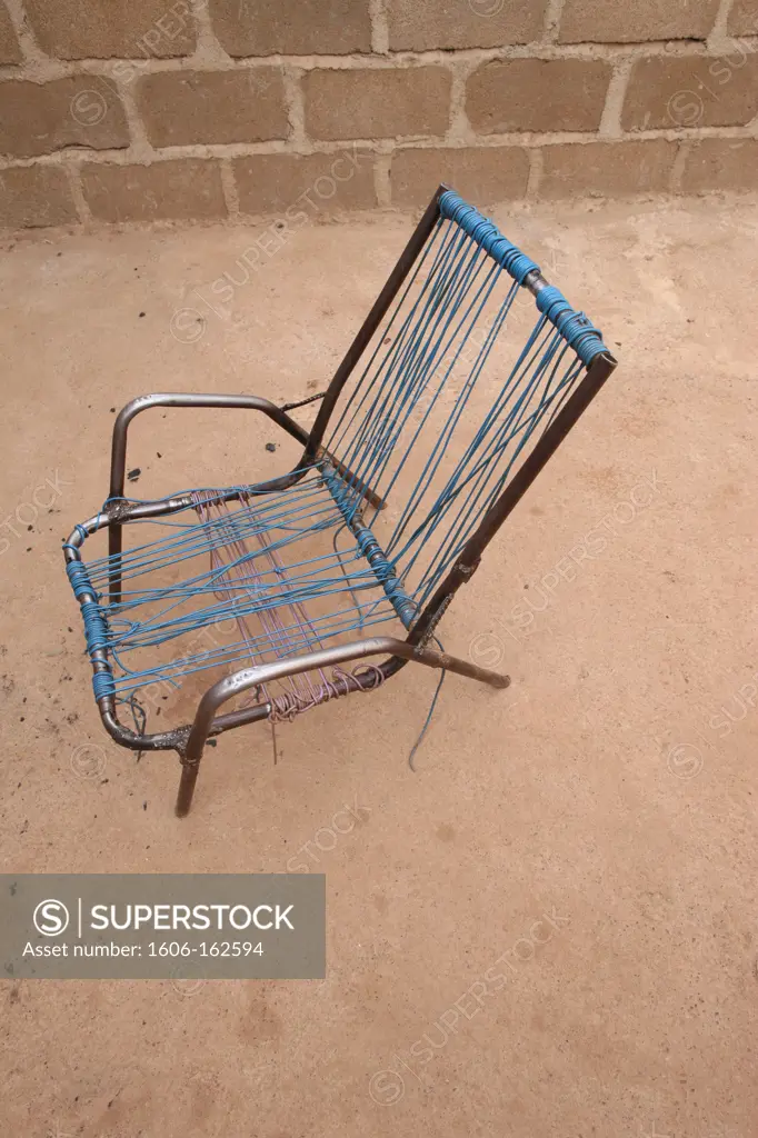 Empty old chair. Bamako. Mali. (Bamako, Mali)