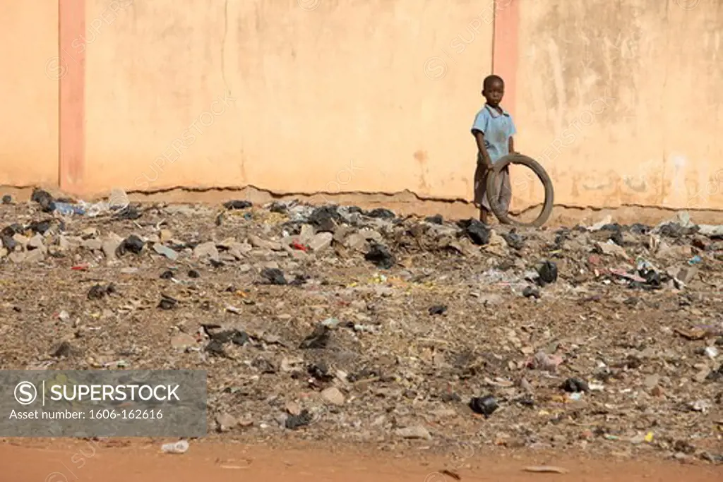 Poor african child. Bamako. Mali. (Bamako, Mali)