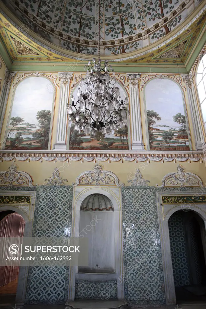 Topkapi palace. The harem. The queen mother's appartment . Istanbul. Turkey. (Istanbul, Marmara, Turquie)
