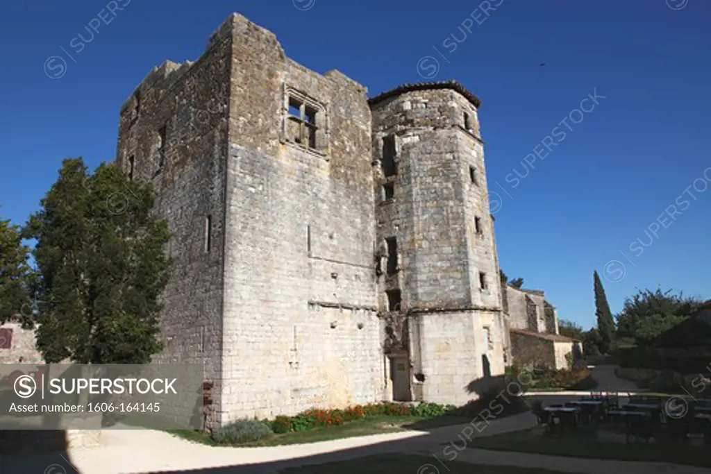 France, Midi-Pyrénées, Gers (32), Larressingle, old castle