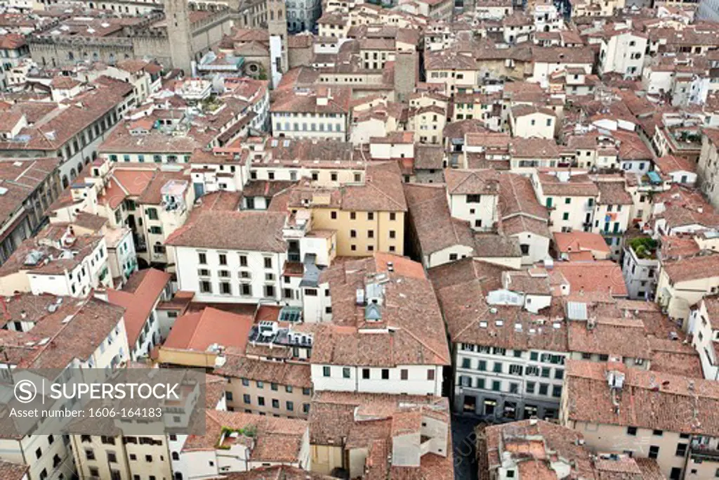 View of Florence from the Dome of Filippo Brunelleschi. Florence. Italy.