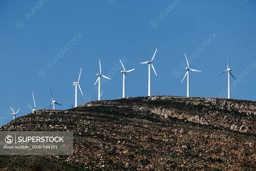 Windmills . Tarifa. Spain.