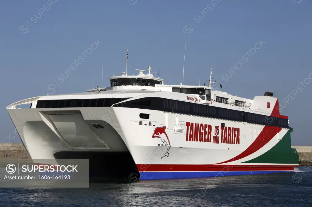 Tarifa-Tangiers boat . Tarifa. Spain.