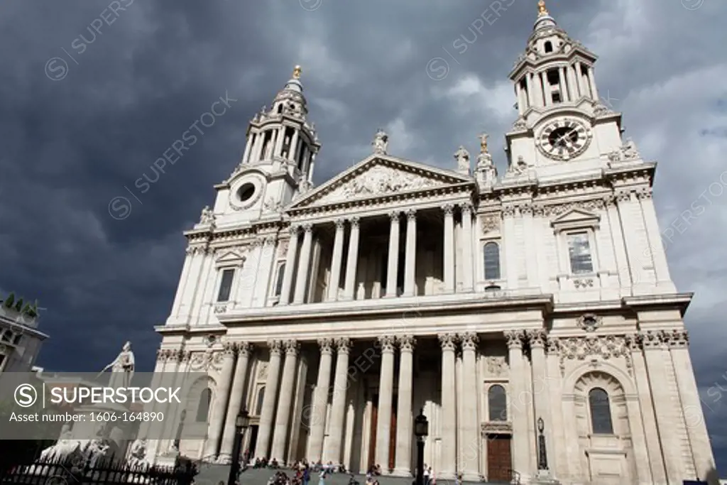 St Paul's cathedral . London. England.