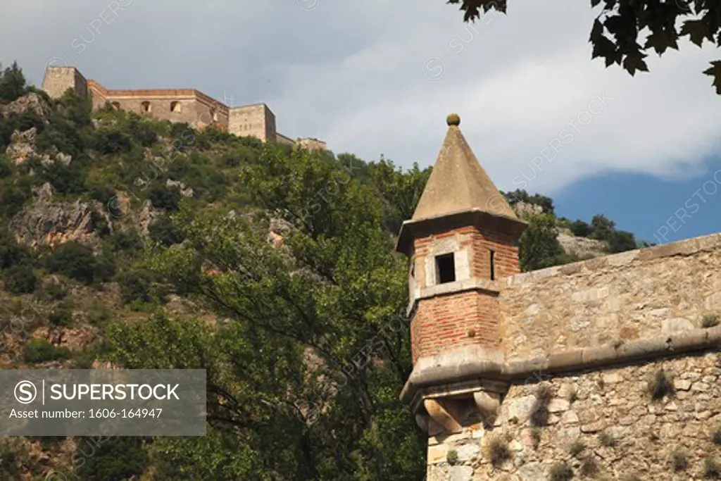 France, Languedoc Roussillon, Pyrenees Orientales (66), Villefranche de Conflent, ( Tet valley)