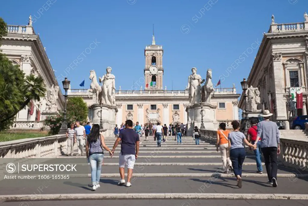 Italy,Rome,The Capital,Steps to Piazza del Campidoglio