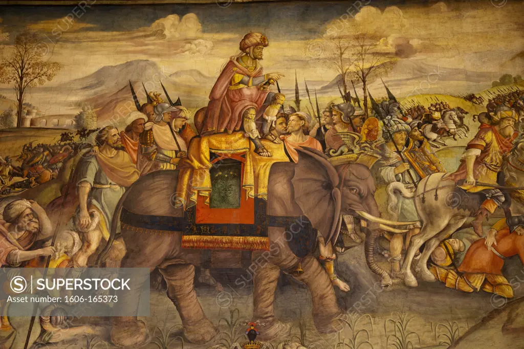 Italy,Rome,The Capital,Capitoline Museum,Painting of Hannibal and His Army