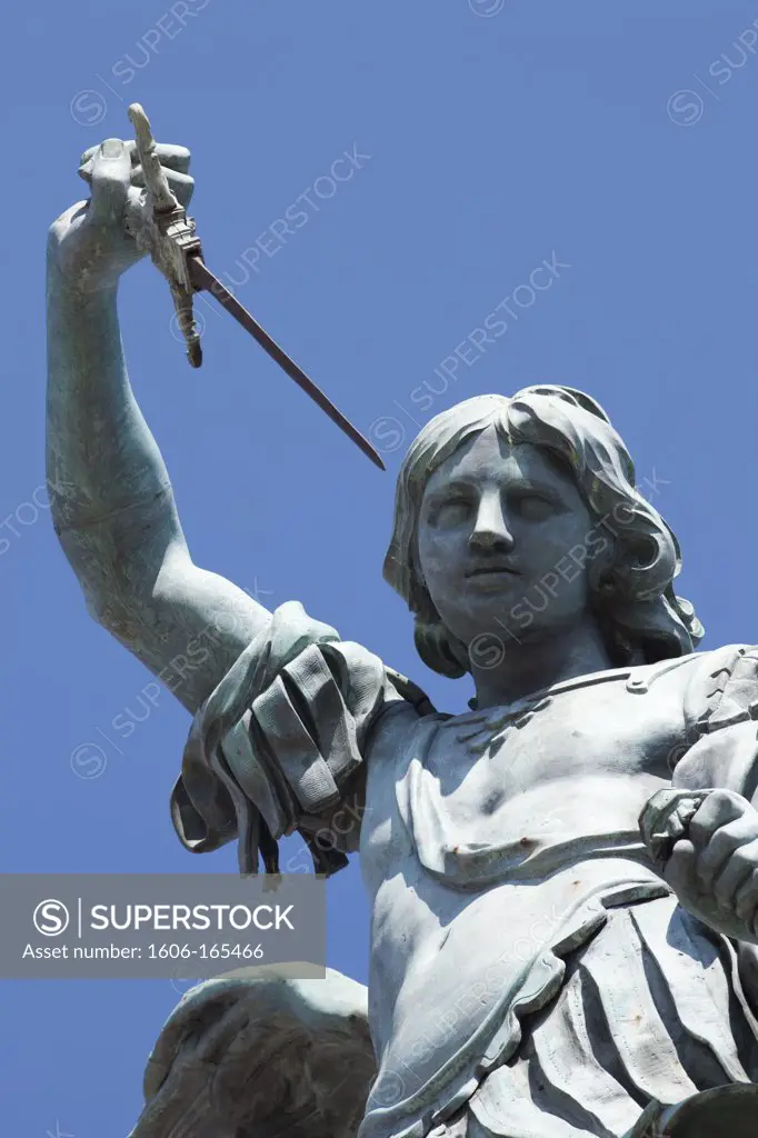 Italy,Rome,Castel Sant'Angelo,Statue of the Archangel Michael