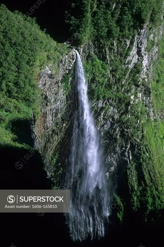 Réunion island, Belouve forest, waterfall