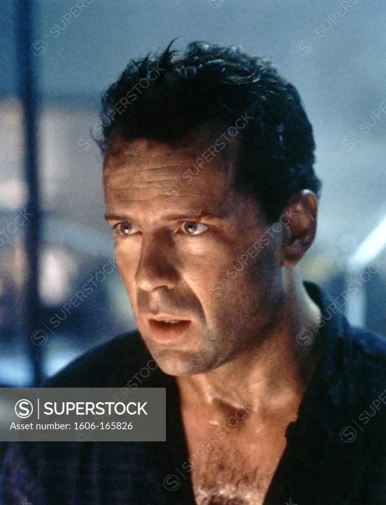 Bruce Willis , Die Hard 2 , 1990 directed by Renny Harlin 20th Century Fox